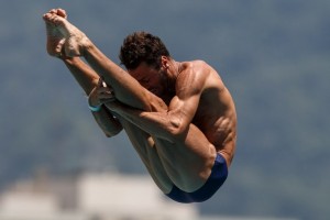 Hugo Parisi durante a série que valeu mais uma vaga olímpica ao 